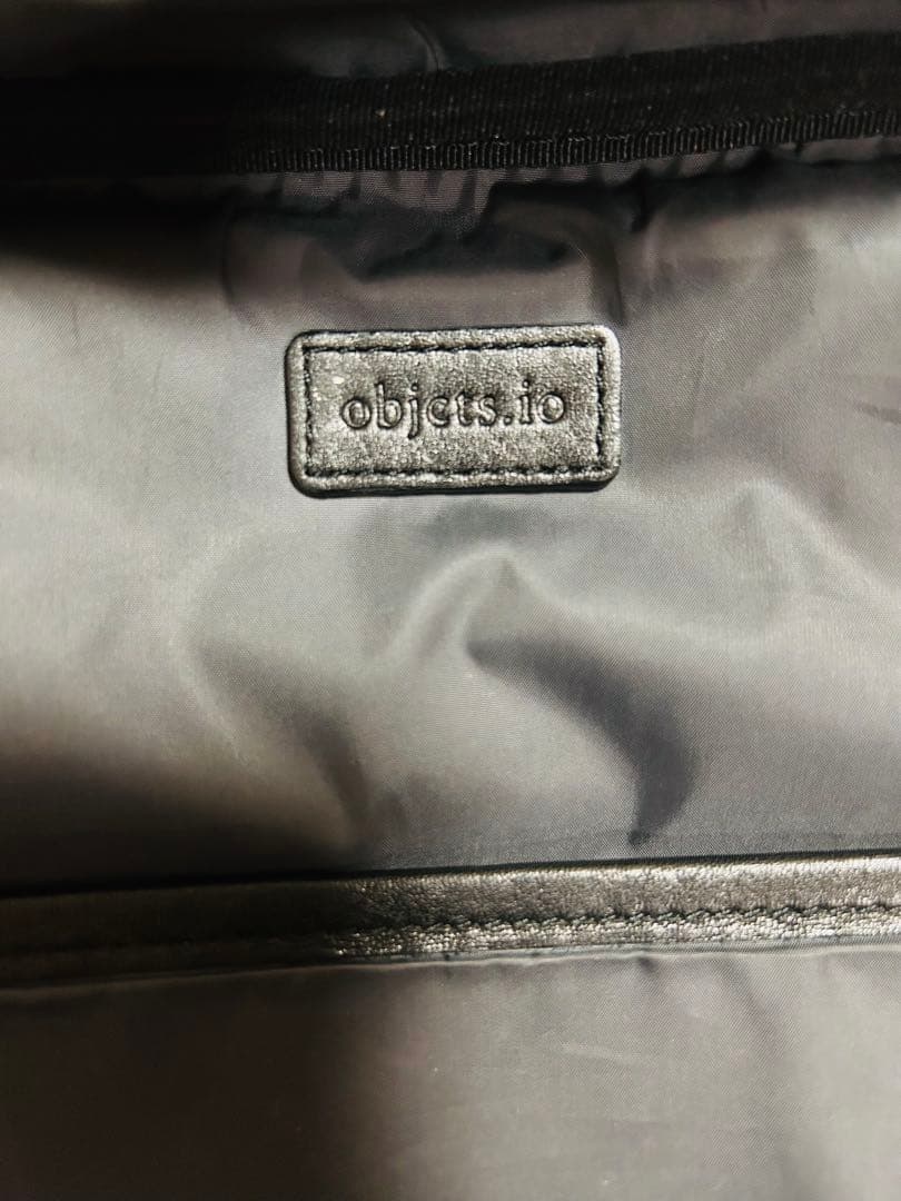 objects.io バックパック ミディアム　ブラック　防水レザー　土屋鞄