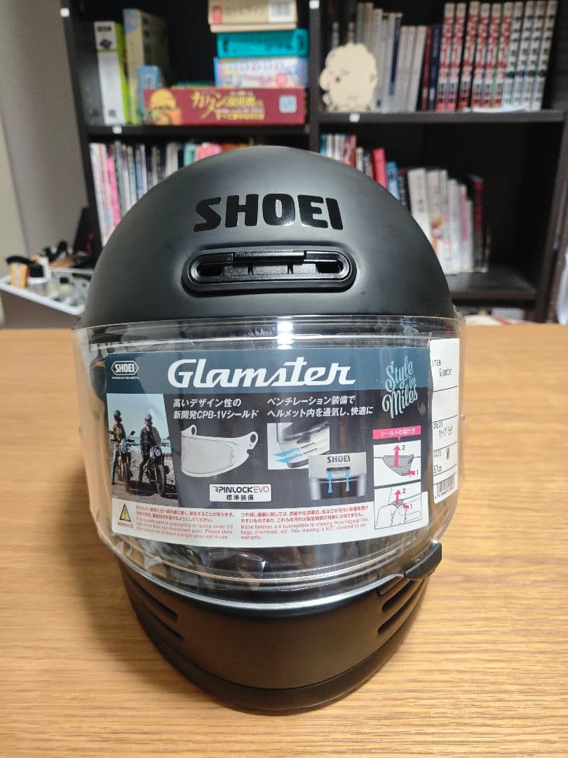 SHOEI Glamster マットブラック　Mサイズ　2022年製