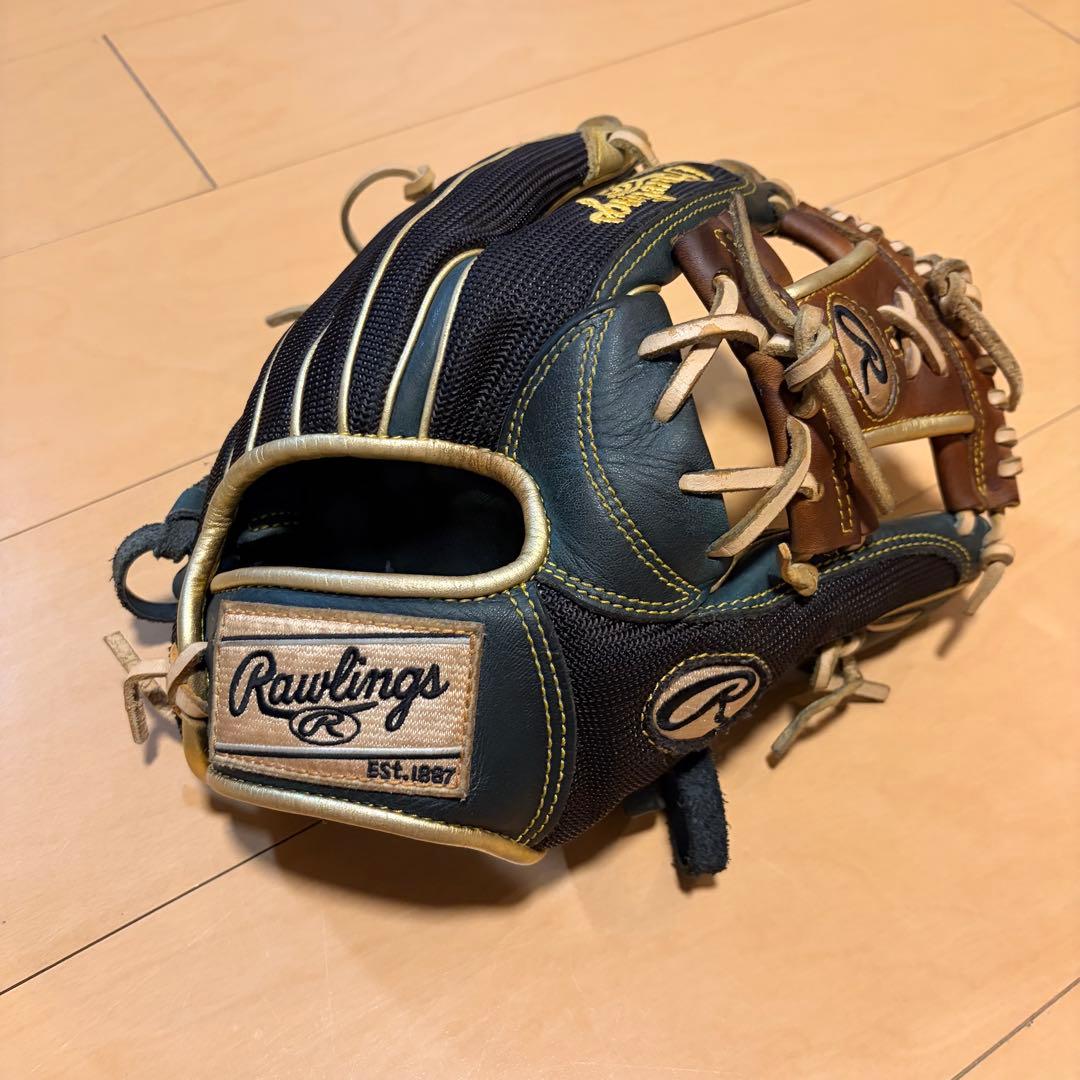定価22000円　即戦力 良型　ローリングス　軟式 内野用　グローブ　メッシュ