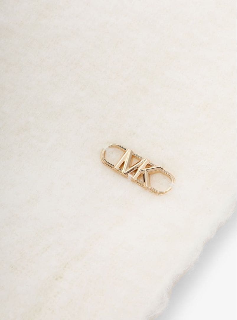 マイケルコース ロゴ マフラー　白