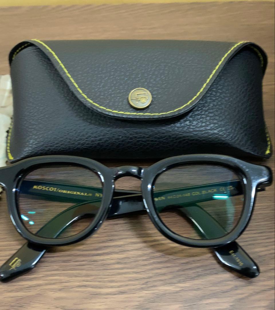 マリオMoscot Originals LEMTOSH ブラックメガネ