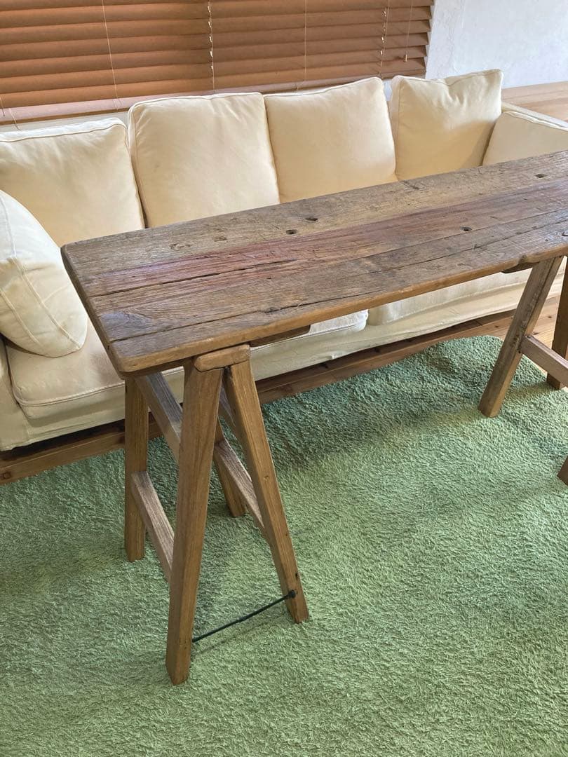 組み立て式　ビンテージ　折りたたみテーブル　アンティーク調