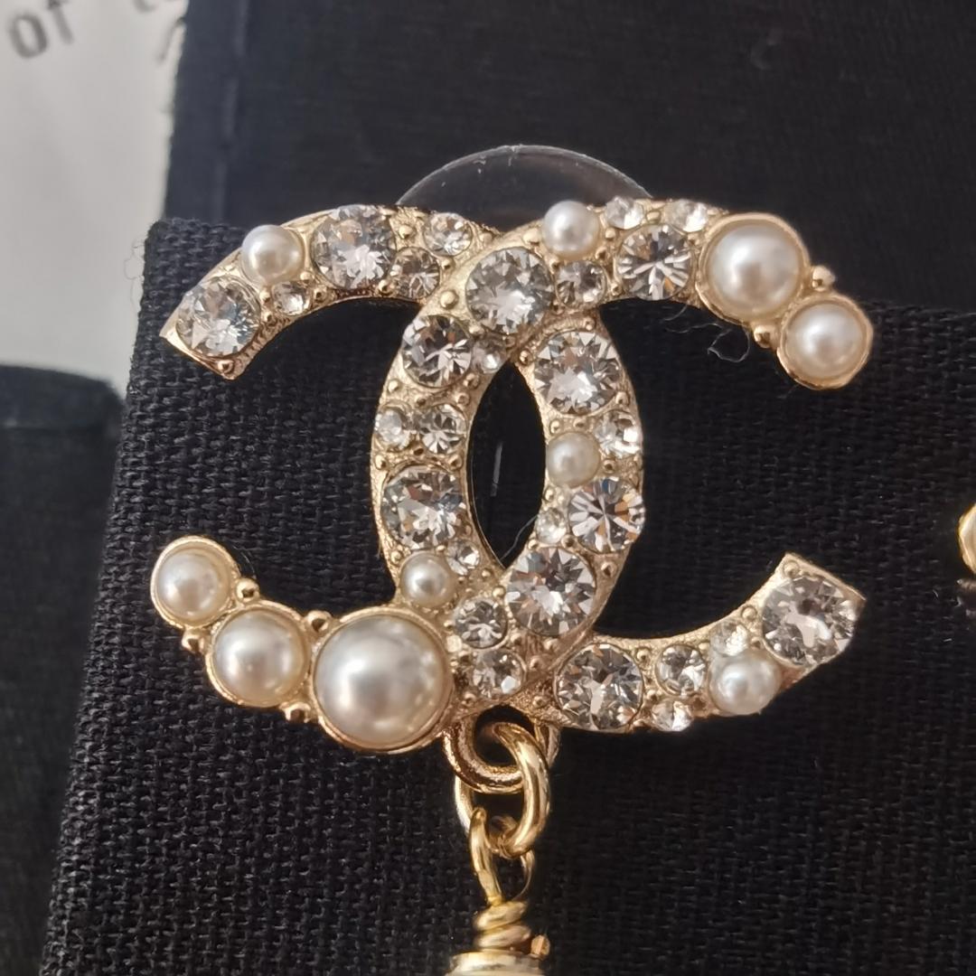 シャネル パール ピアス