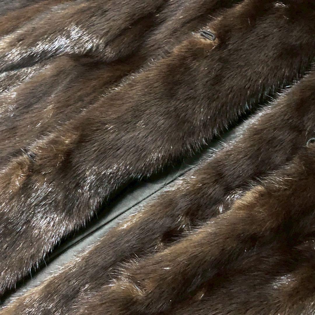 良品◎着丈110cm◎Dicker and Dicker ミンク ロングコート