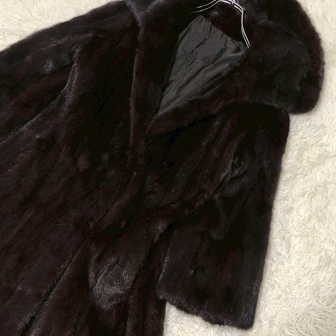 良品◎着丈110cm◎Dicker and Dicker ミンク ロングコート