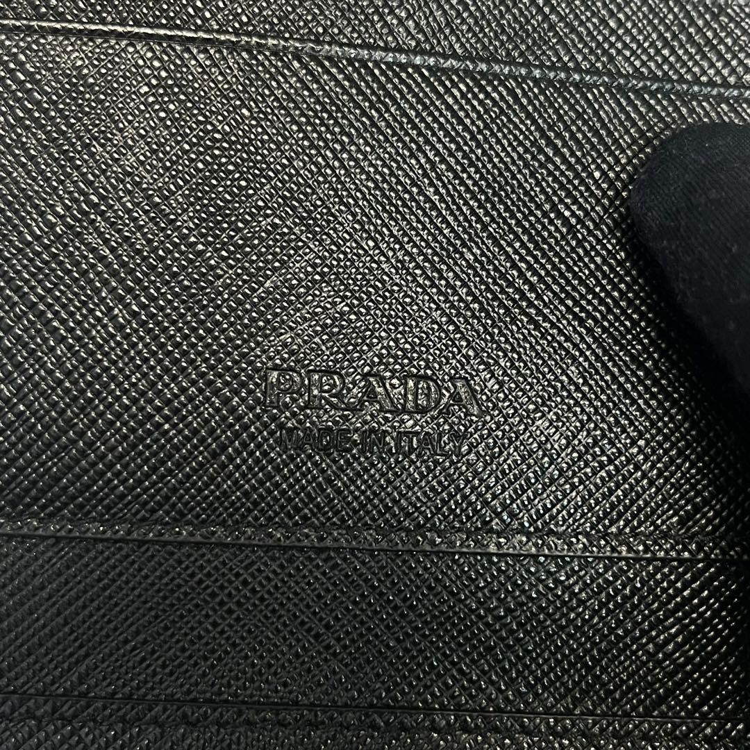 希少✨プラダ ２つ折り財布 カード入れ サフィアーノレザー マルチカラー
