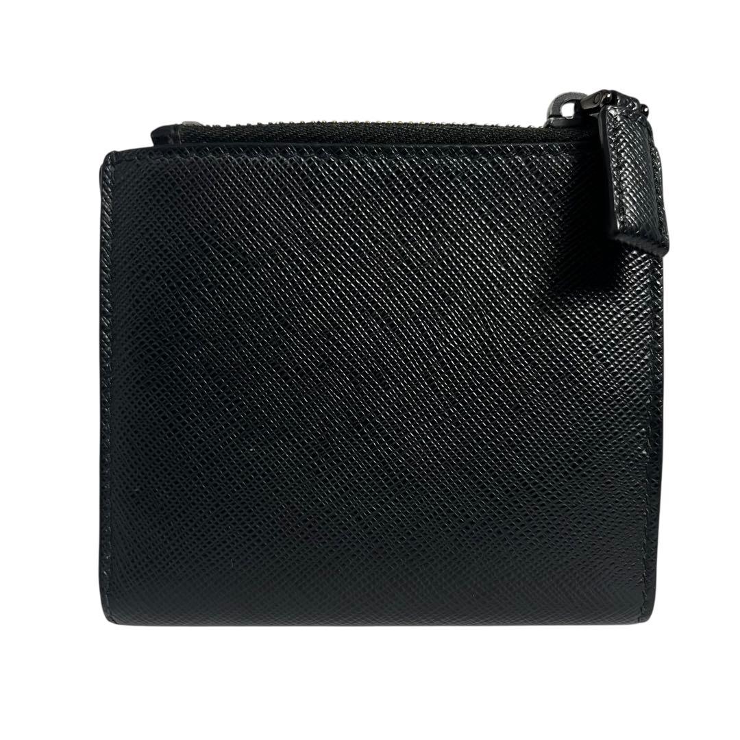 希少✨プラダ ２つ折り財布 カード入れ サフィアーノレザー マルチカラー