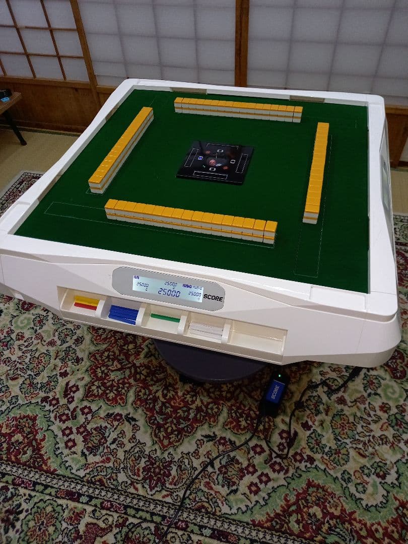 全自動麻雀卓　アルバンスリムスコア28S　2023年式　椅子テーブルフルセット