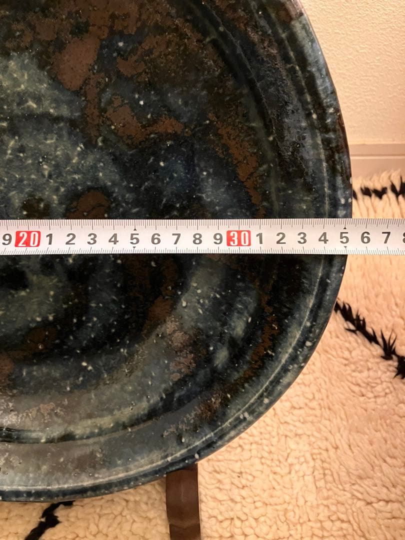 武内晴二郎 民芸 呉須 呉洲 大皿 大鉢 師　浜田庄司 河井寛次郎 民藝