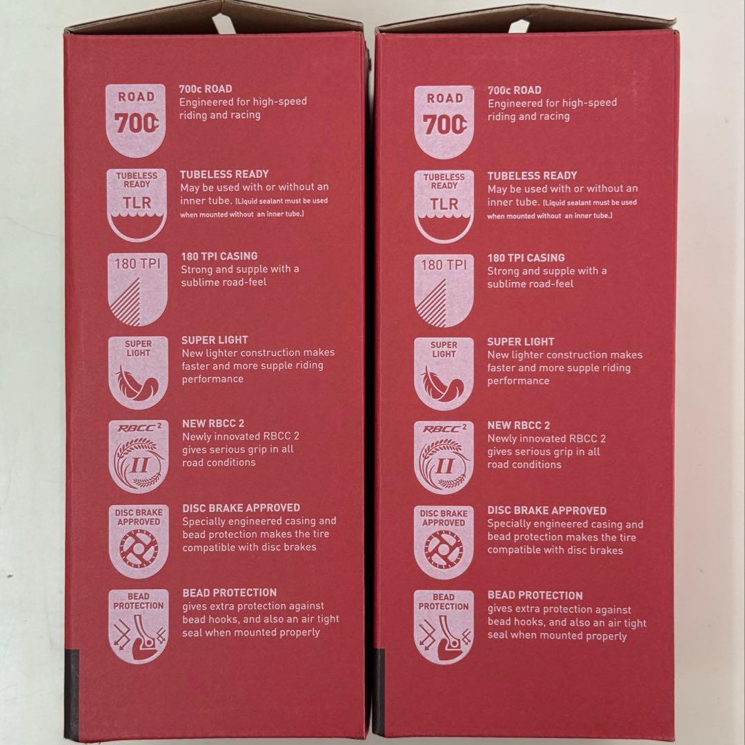 【新品】IRC チューブレス レディ タイヤ 700×25C ロードバイク 2本