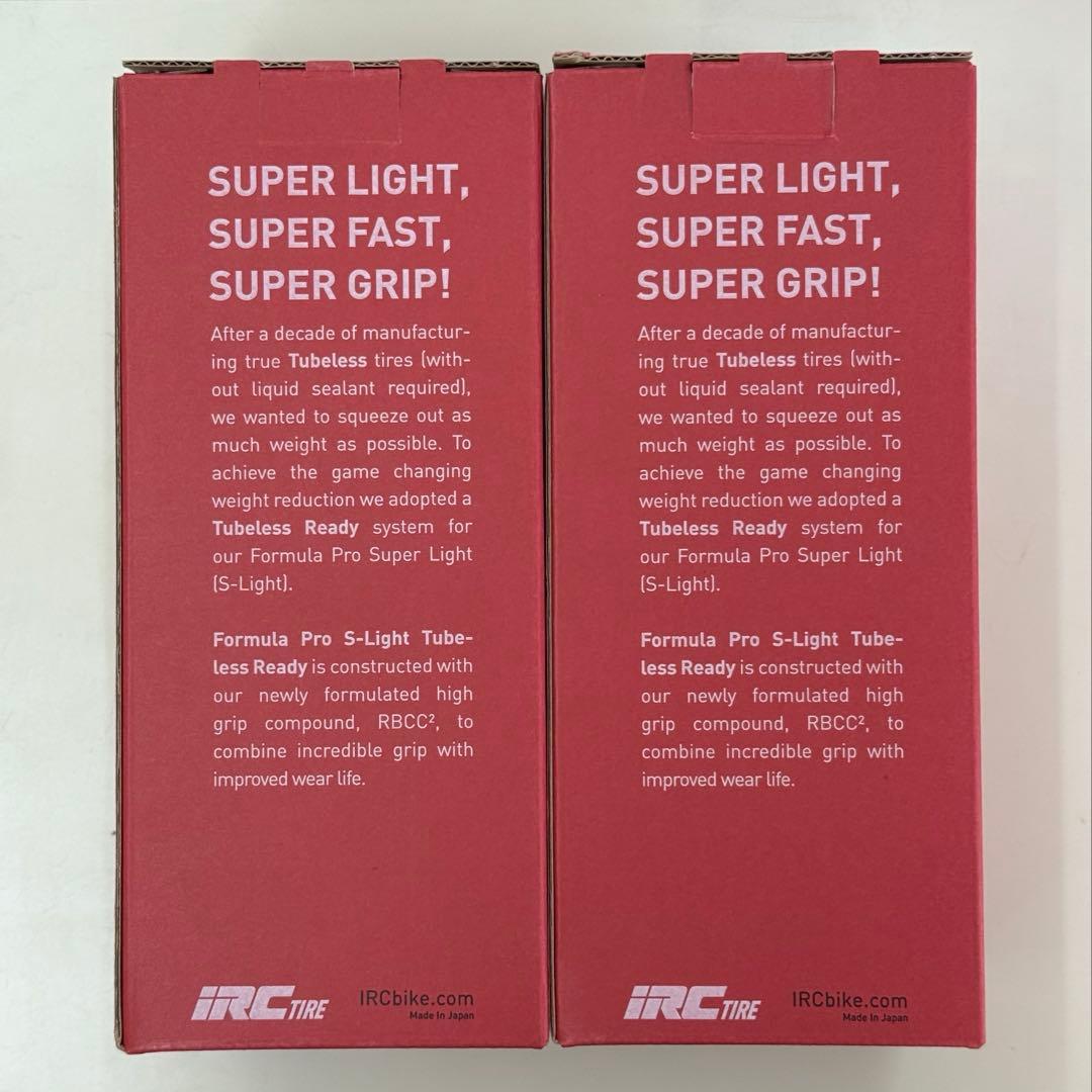 【新品】IRC チューブレス レディ タイヤ 700×25C ロードバイク 2本