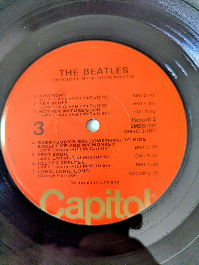 【豪華付属品完備】ビートルズ ホワイトアルバム US盤 LPレコード 2枚組