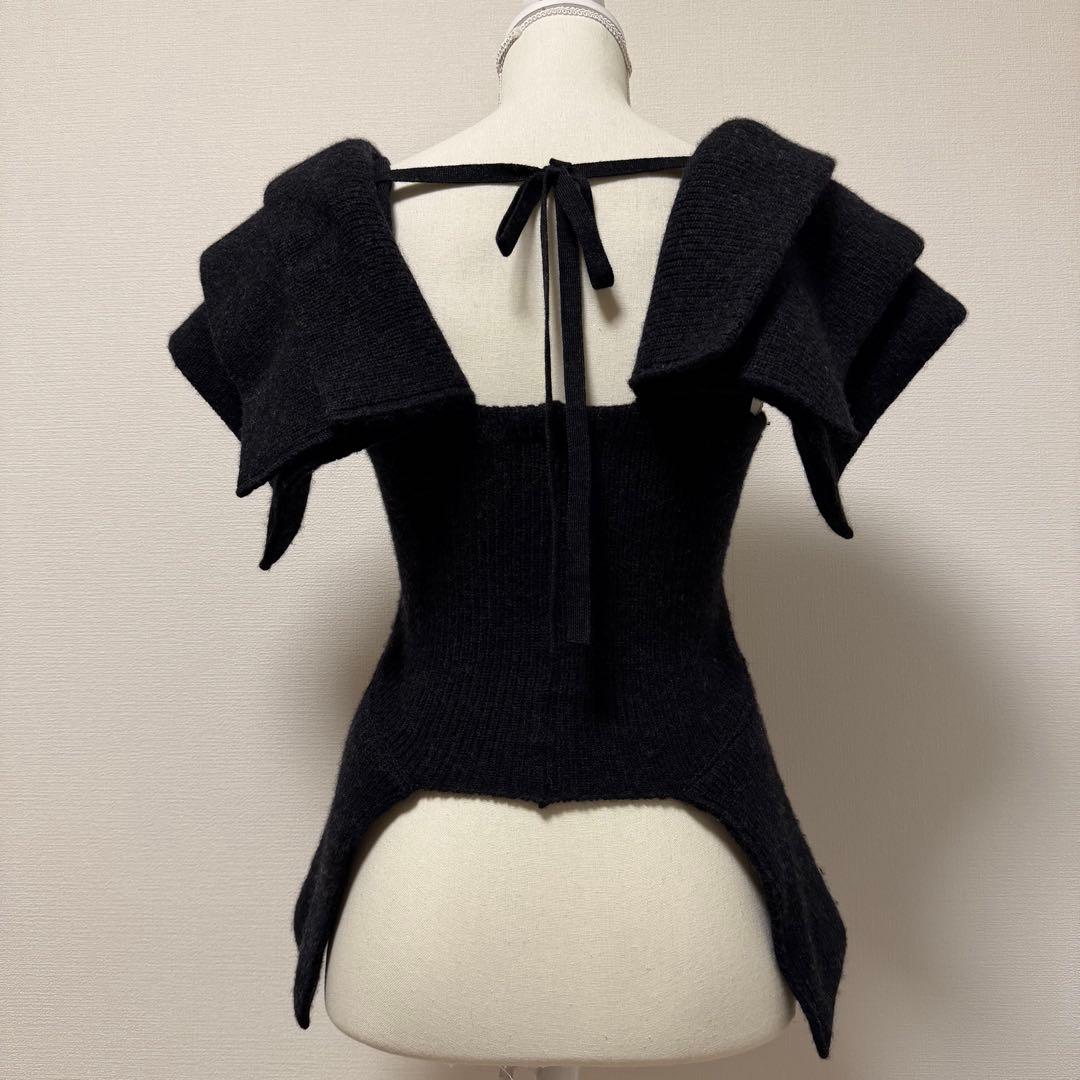 FUMIE TANAKA フミエタナカ　step bustier　ブラック　M