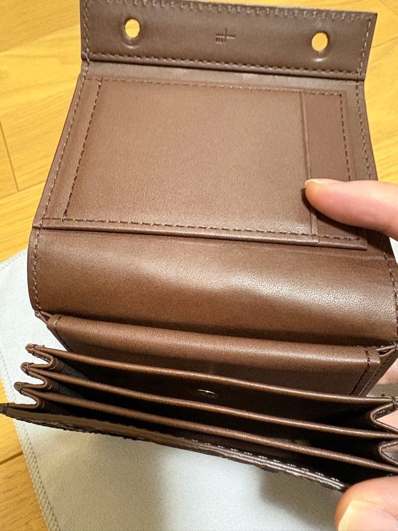 m+エムピウ millefoglie P25ミッレフォッリエ パイソン ネイビー