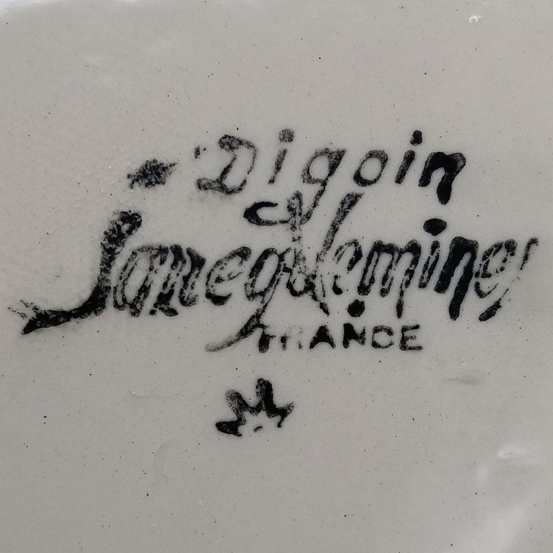 フランス サルグミンヌ スーピエール 花リム ディゴワン