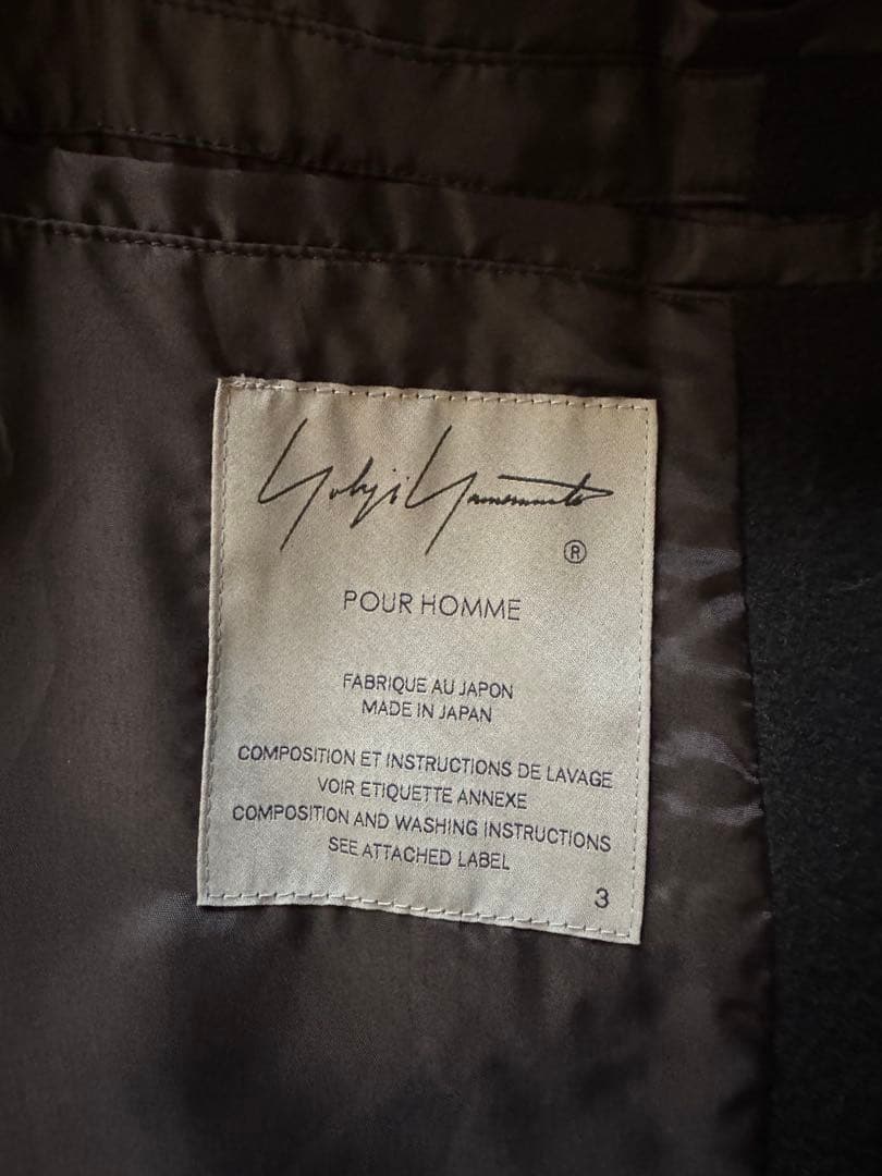 Yohji Yamamoto POUR HOMME フーデッドコート