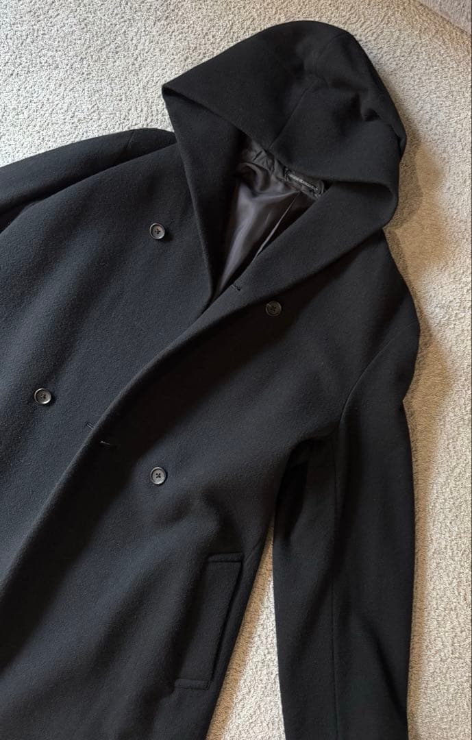 Yohji Yamamoto POUR HOMME フーデッドコート