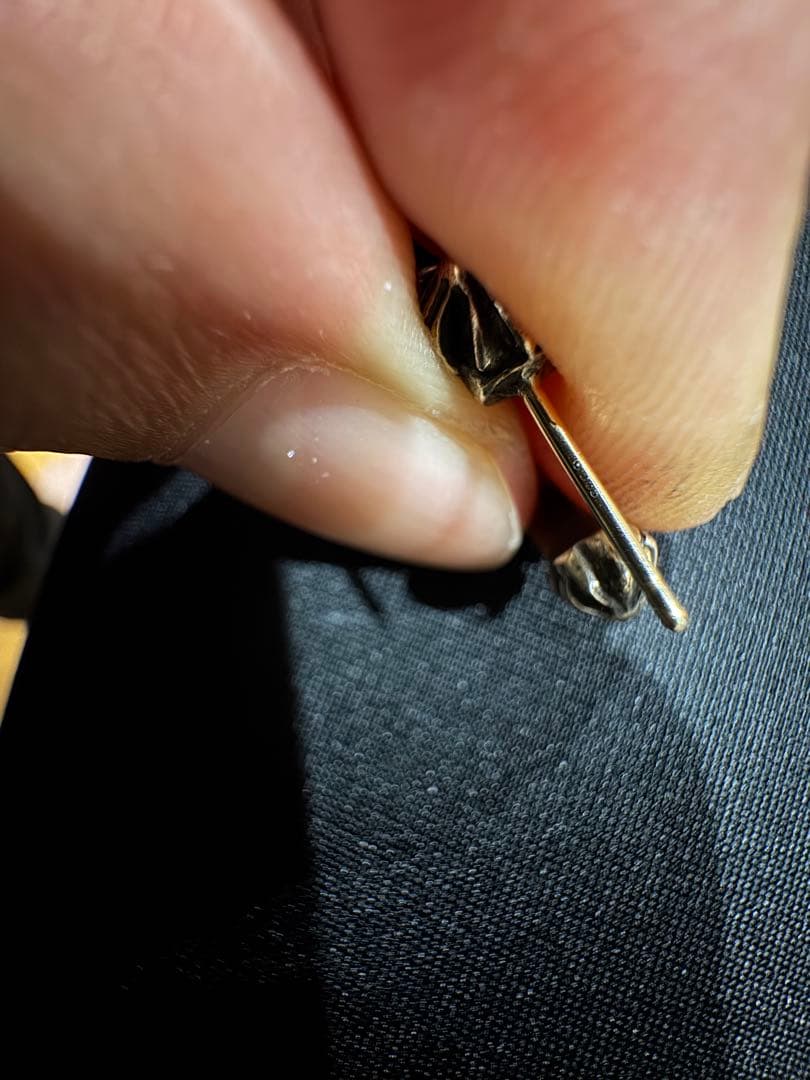 シルバーフラワーモチーフピアス Chrome hearts