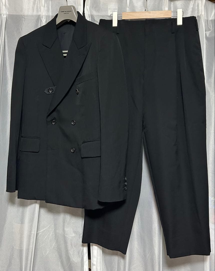 コムデギャルソンオムプリュス ダブルジャケット スラックス セットアップ S