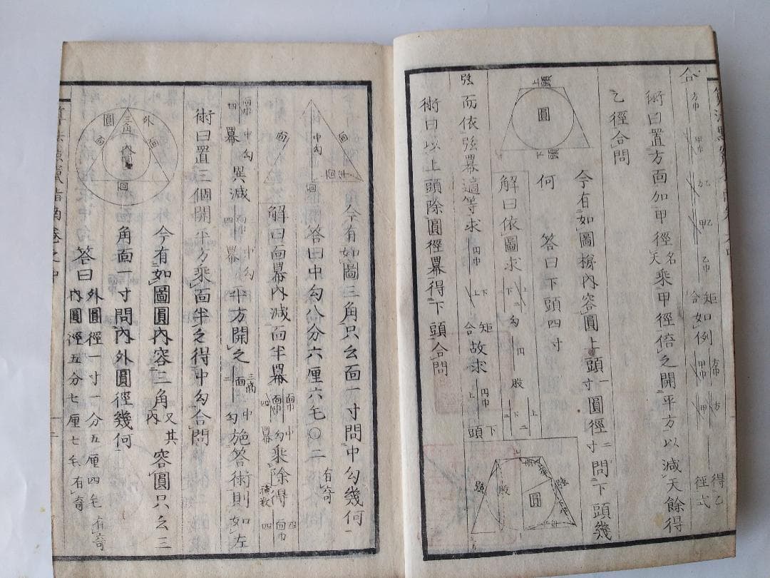 『 算法点鼠指南 上中下全3冊 』大原金杉門人編 書林 天保6年 再刻 です。