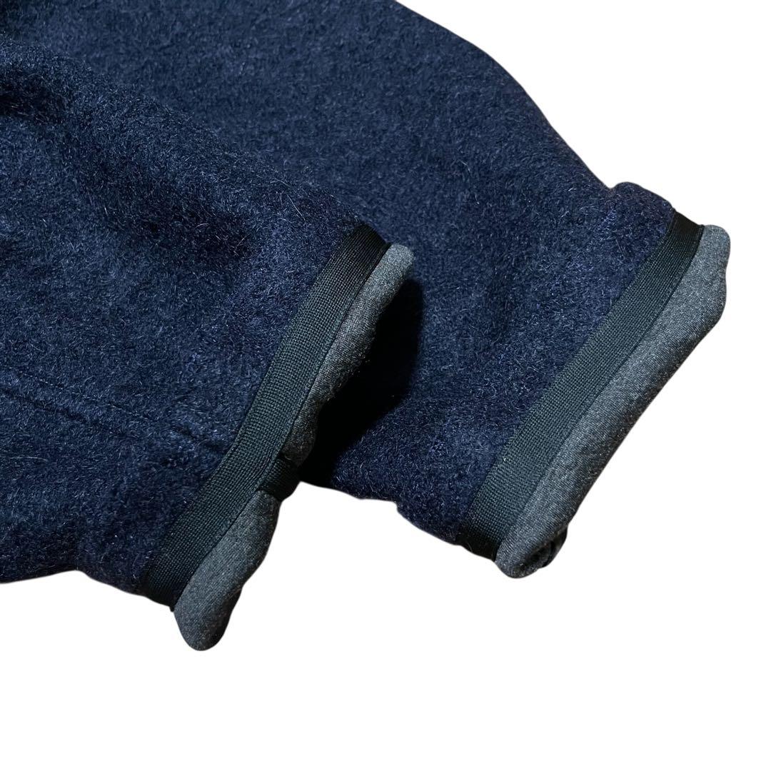 ジョルジオアルマーニ 黒ラベル モヘヤ コート　M 紺