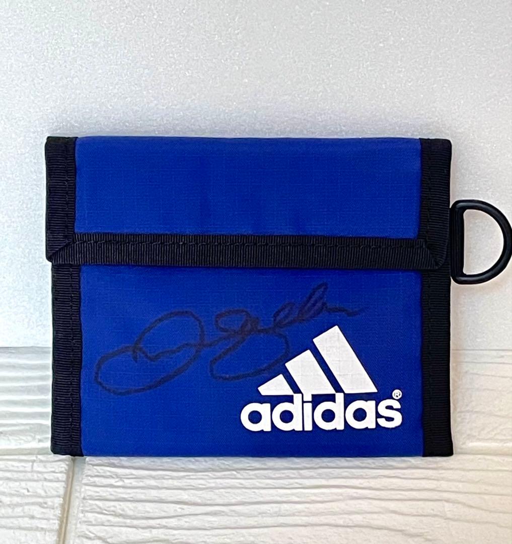 ◎ベッカム 直筆サイン 日本代表 アディダス 財布 2002年W杯来日時