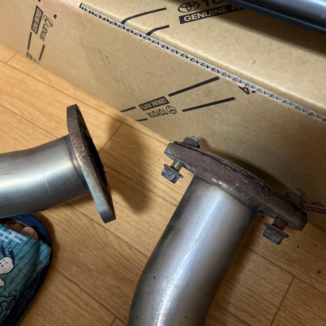 210クラウンアスリートHVトムスバレルマフラー　リアアンダースポイラーセット