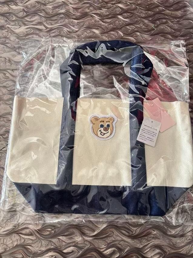 ラブラリーバイフェイラー オールドテディ ワッペントートバッグ（小