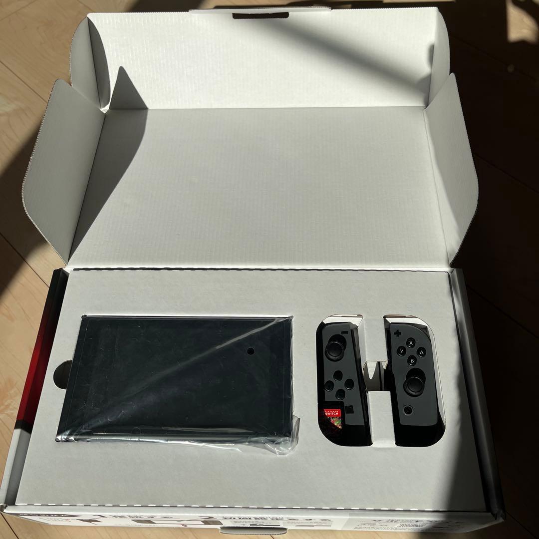 Nintendo Switch 本体　完品+スプラトゥーン2有線アダプタ