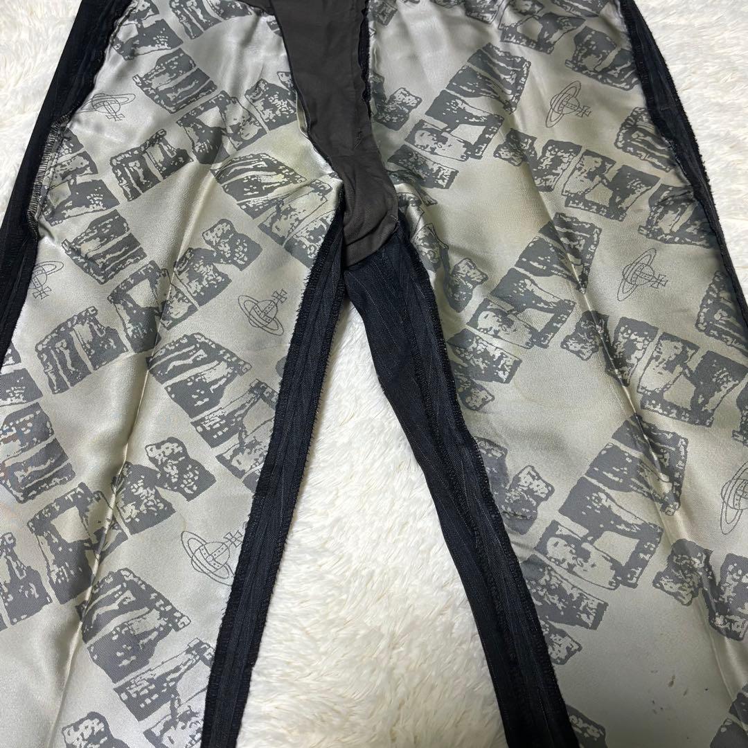 ヴィヴィアンウエストウッドマン　セットアップ　44 総柄　グレー　オーブボタン