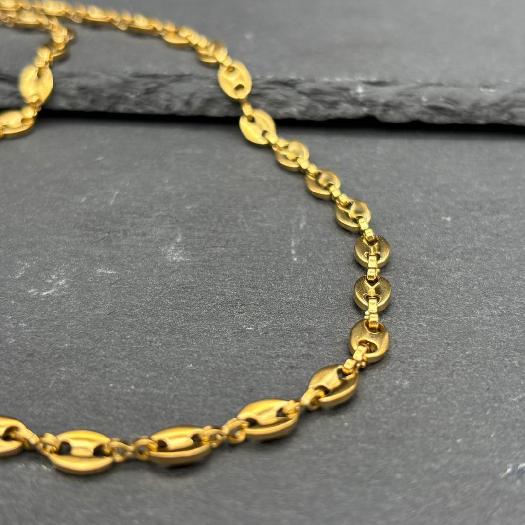 最高級 ヴィンテージ k18 ゴールド チェーン シンプル ネックレス 18金