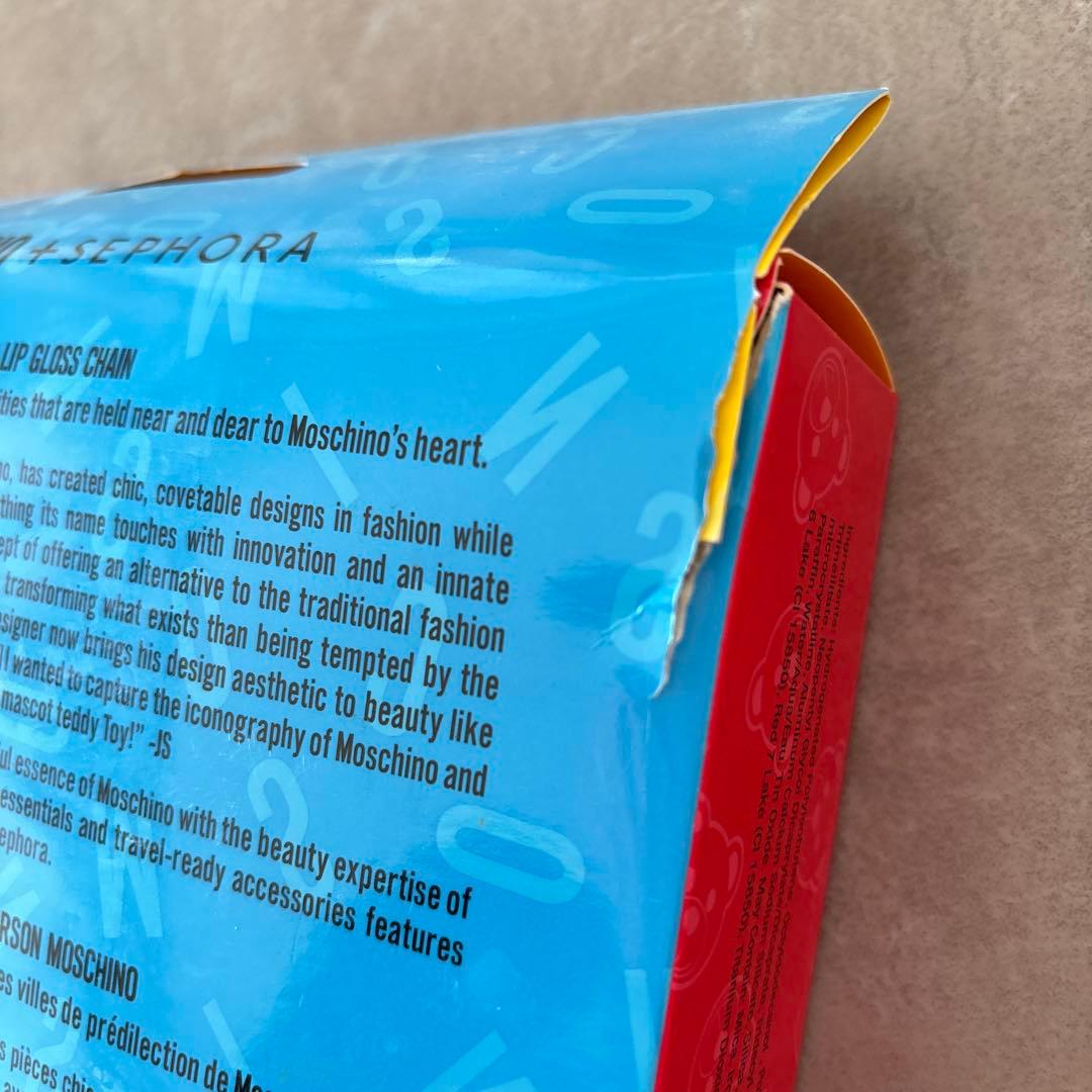 モスキーノ　SEPHORAコラボ　リップグロスとケース