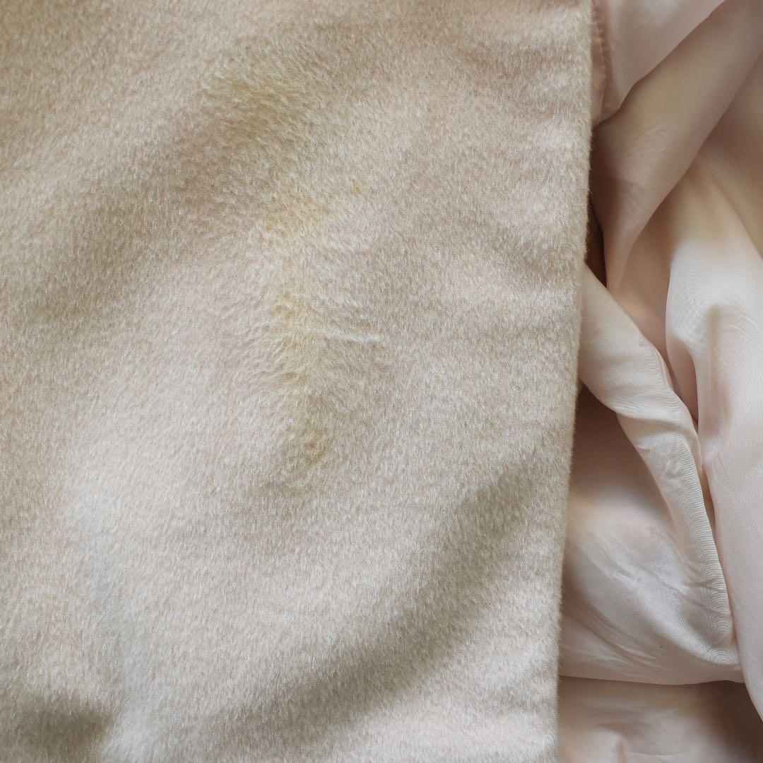 Gianni Versace ウールシルク 起毛オーバーサイズコート 淡色 38