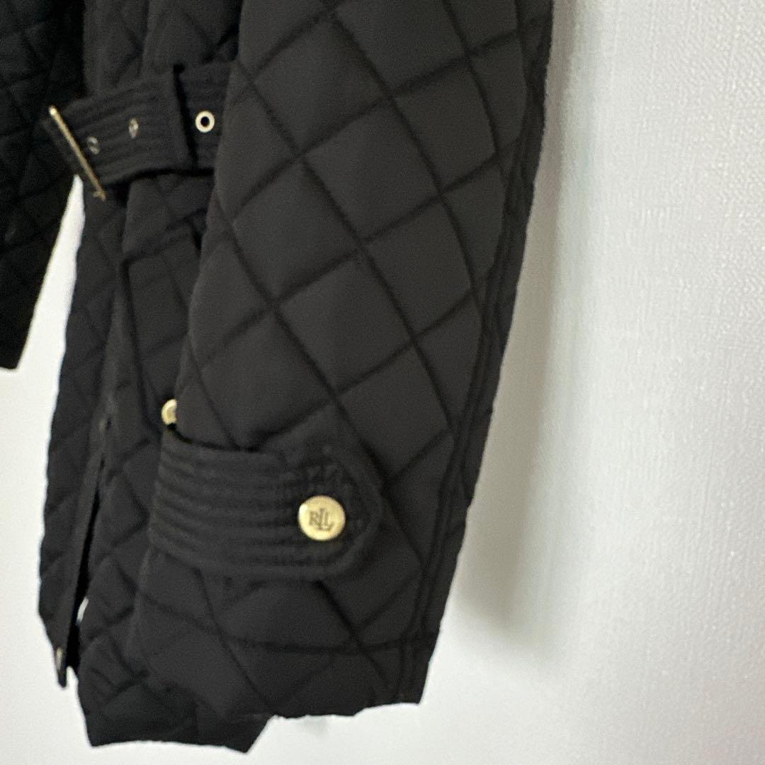 ラルフローレン フード付きキルティングコート