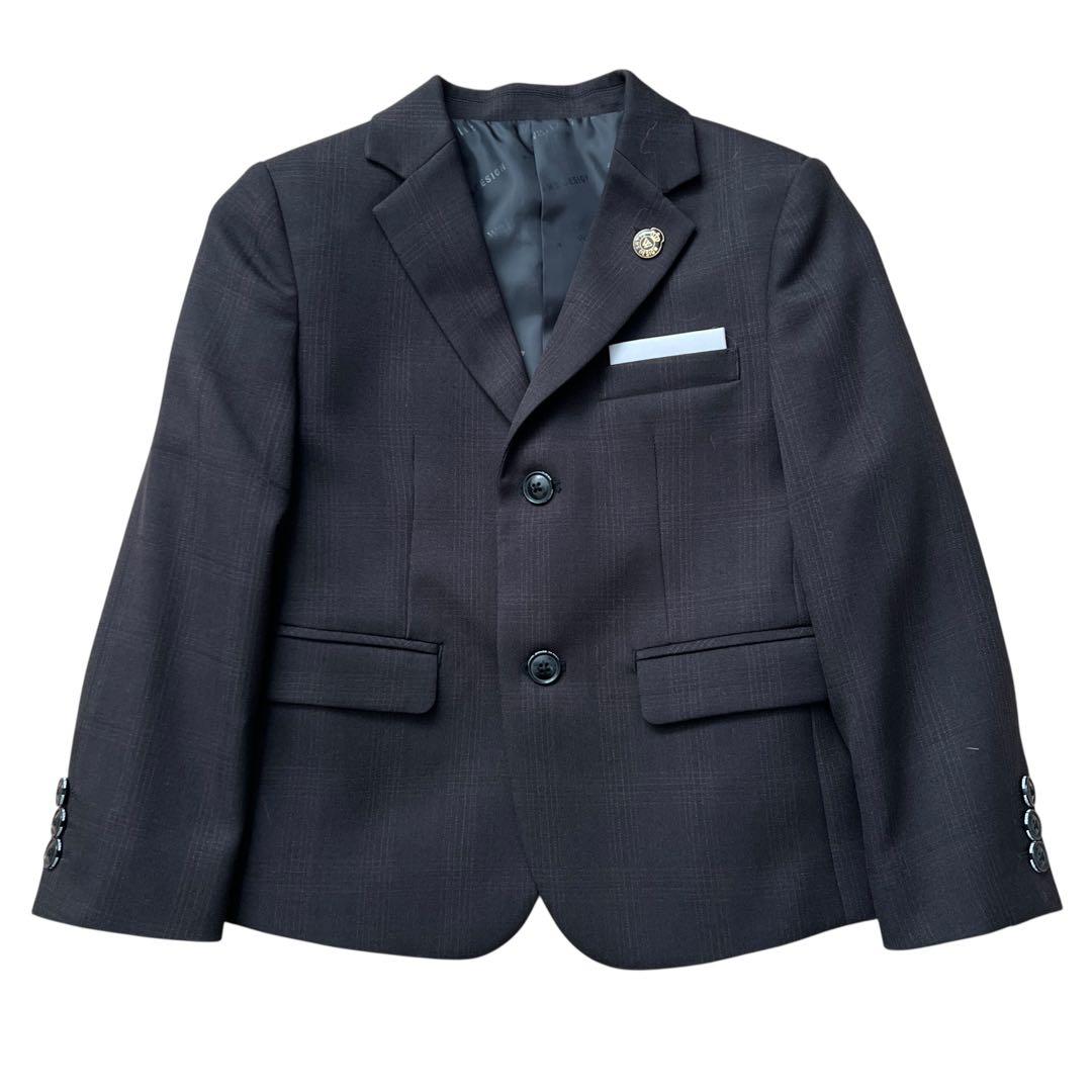 ワルツバイビームスデザイン　スリーピース　キッズフォーマル　120　チェック柄