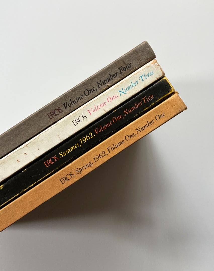 EROS 4冊揃 + Eros on Trial　マリリンモンロー デザイン
