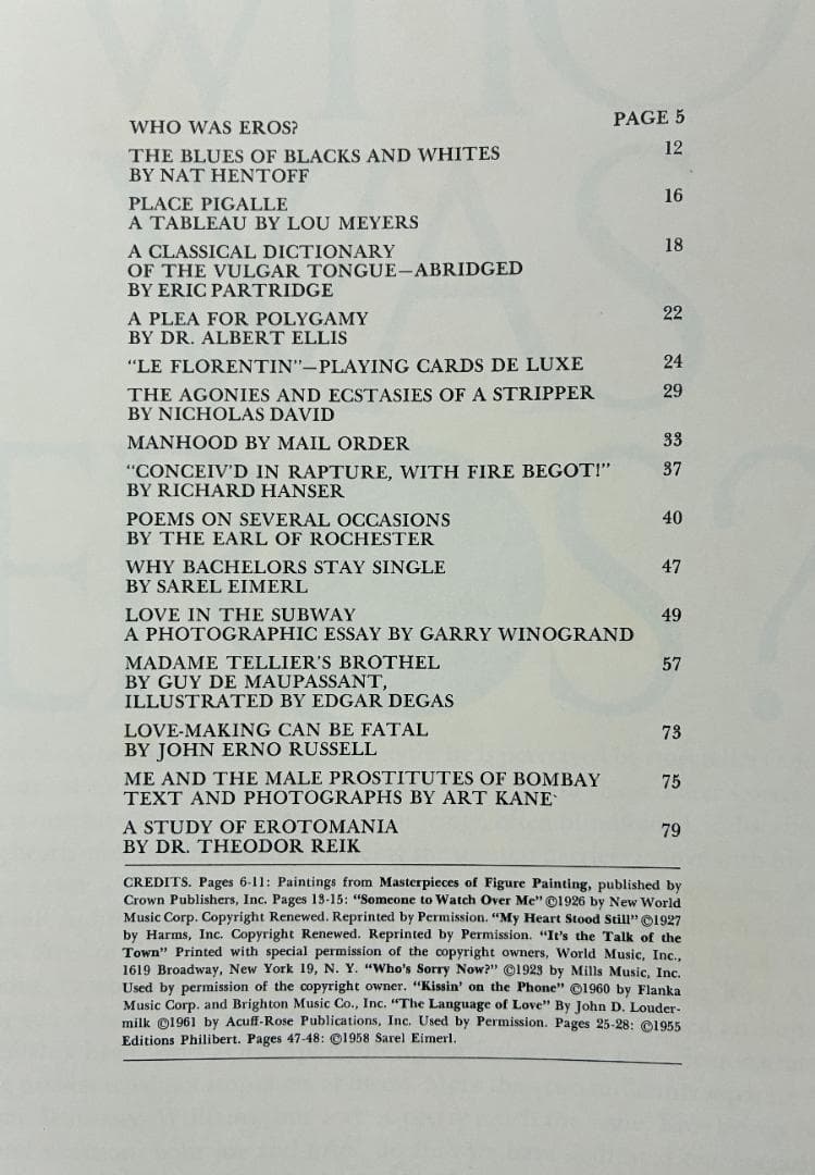 EROS 4冊揃 + Eros on Trial　マリリンモンロー デザイン