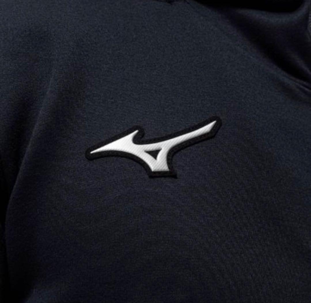 【新品未使用】ミズノ　ピーチタッチスウェットフーディ　Mサイズ　ブラック