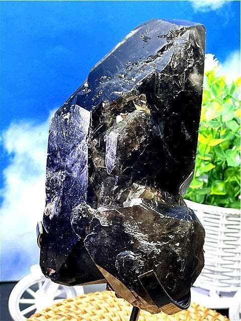 専用AA級【魔除け】◆天然モリオン(黒水晶）クラスターB88C6/220C04C