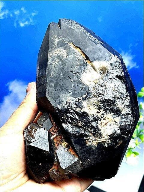 専用AA級【魔除け】◆天然モリオン(黒水晶）クラスターB88C6/220C04C