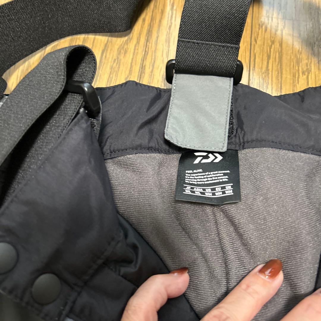 超美品レディースLサイズDaiwa GORE-TEX 防寒イエロー/グレー