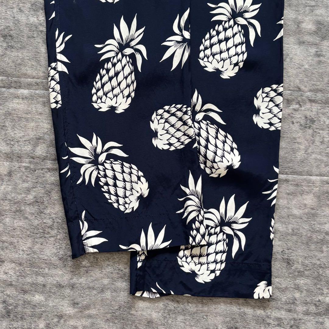 ニードルス　レーヨン　サテン　パイナップルパンツ