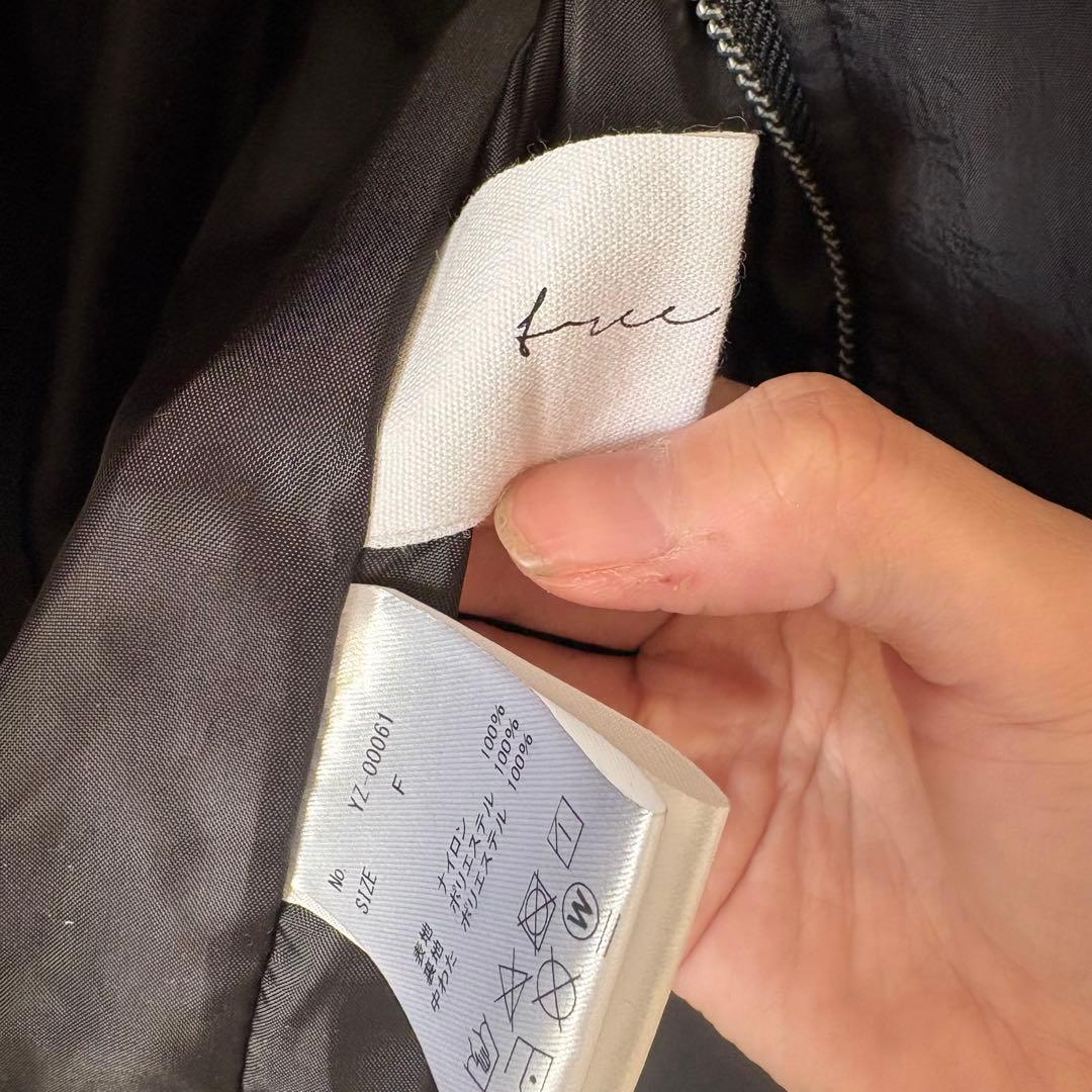 アンティカ　ブロック編みダウンベスト ブラック antiqua