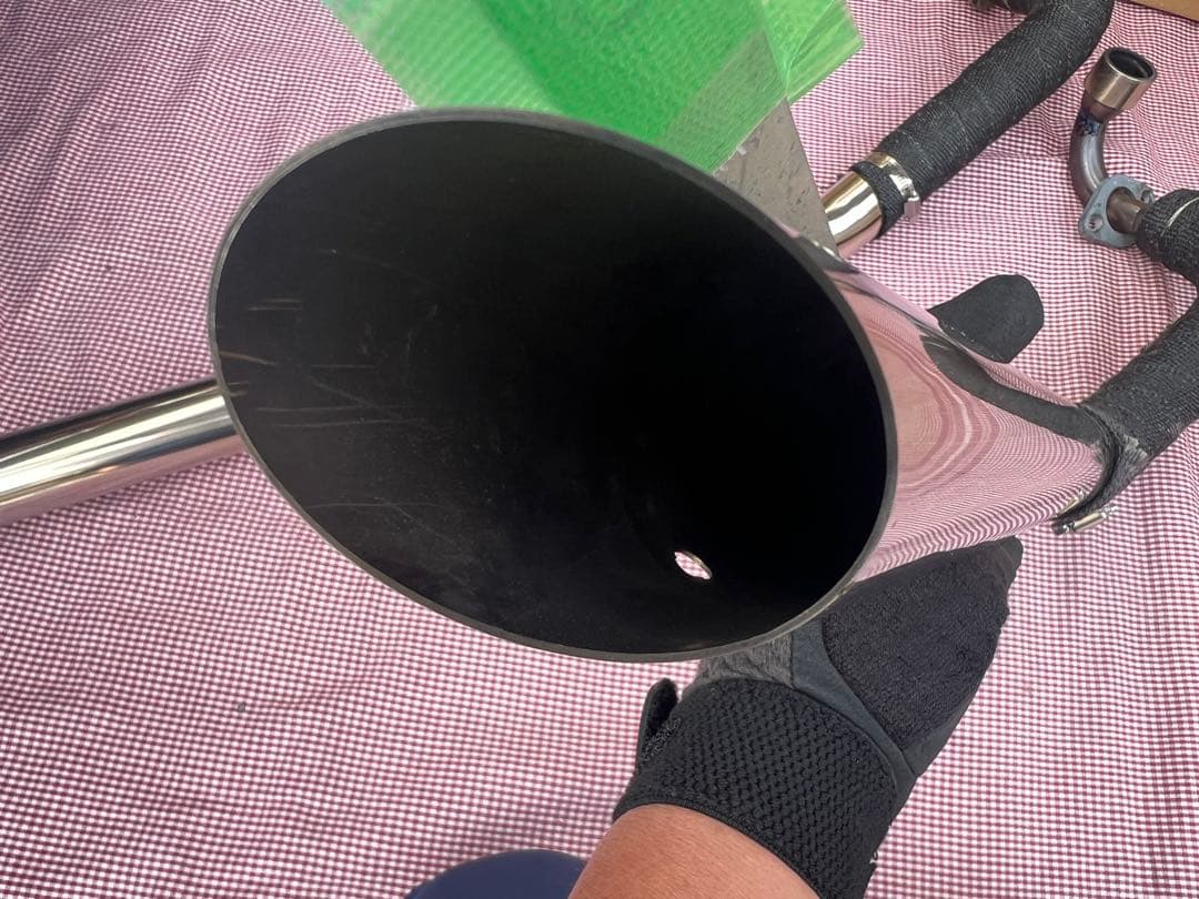 ドラッグスター400 HELIOSステンレスマフラー