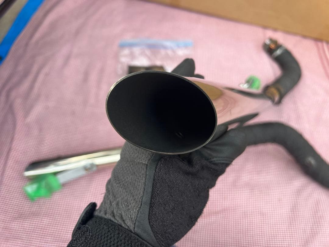 ドラッグスター400 HELIOSステンレスマフラー