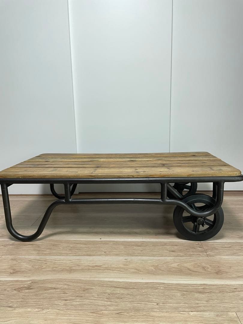 カシャコーヒーテーブル クラッシュゲート ノットアンティークス幅120 送料込み