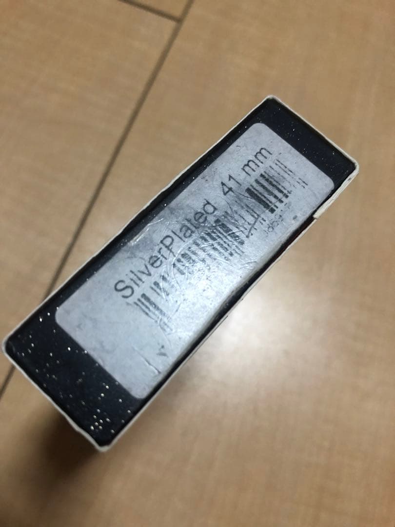 リーフレック シルバ—プレート41mm ゴムバンド付き