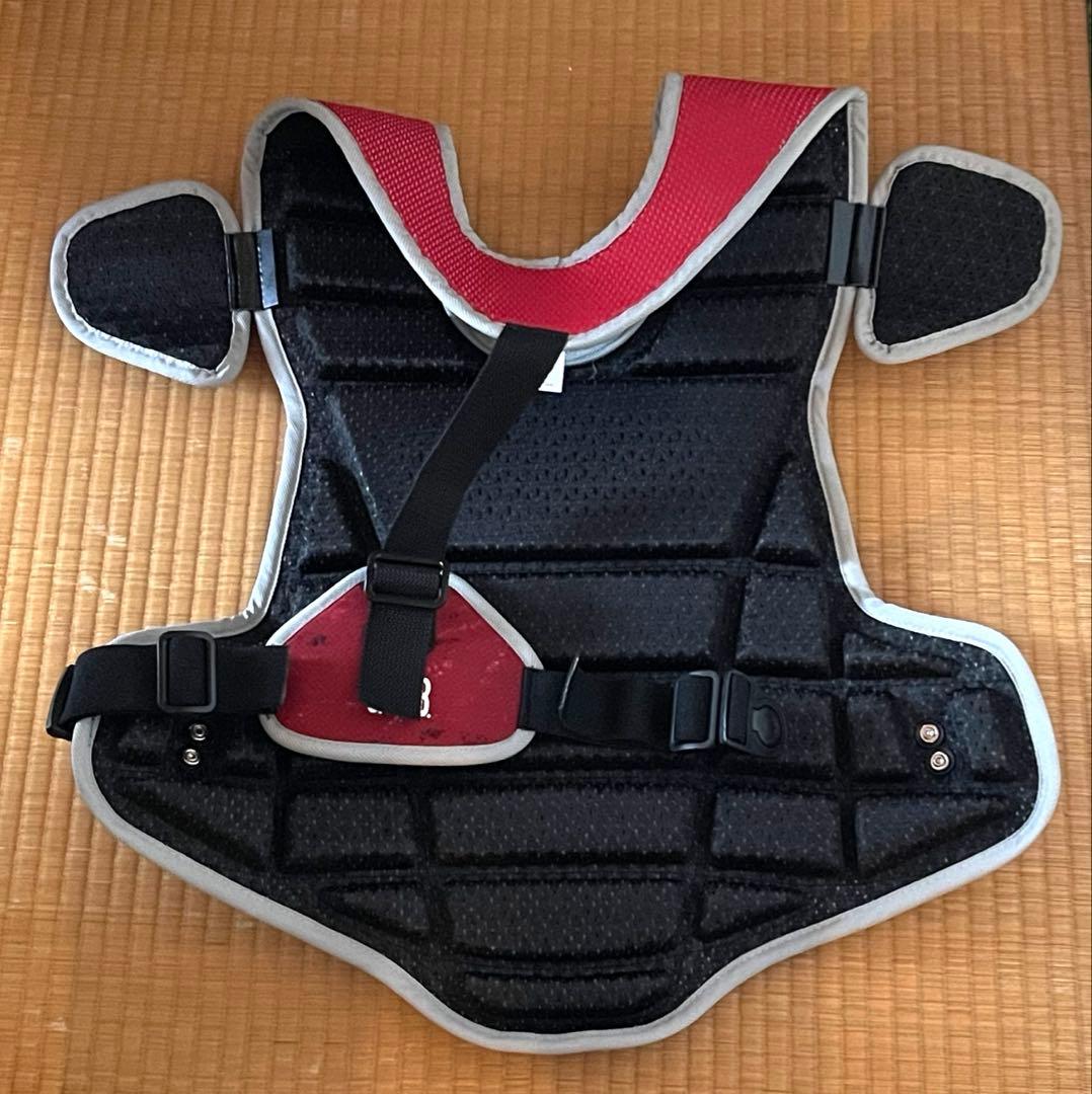 Mizuno キャッチャー防具　赤黒