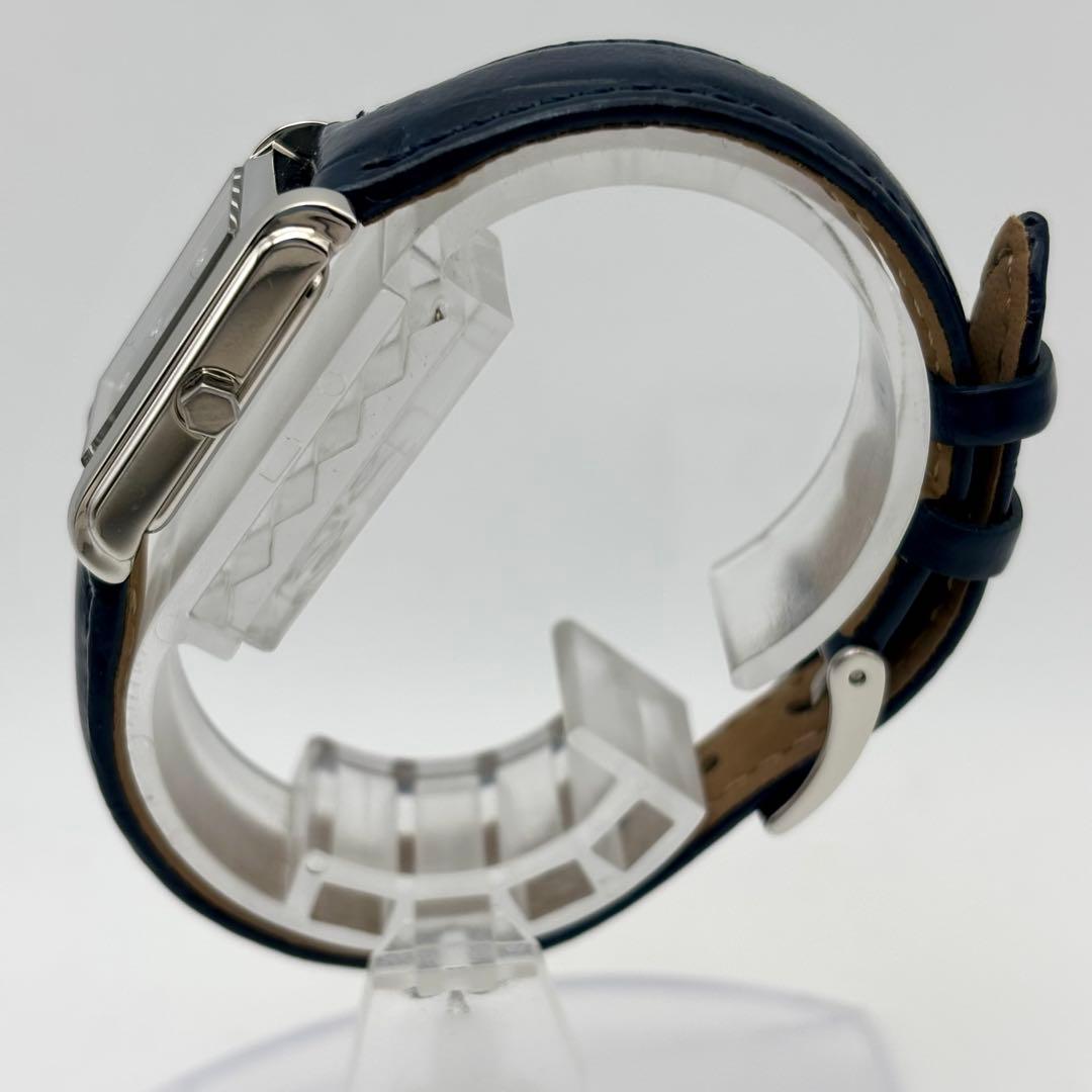 美品✨シチズン 8P ダイヤ レクタングルフェイス レディース 腕時計 ソーラー