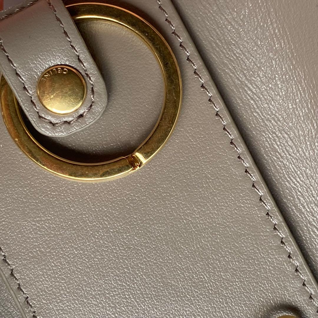 ゆ*様 CELINE グレージュ　レザーキーケース